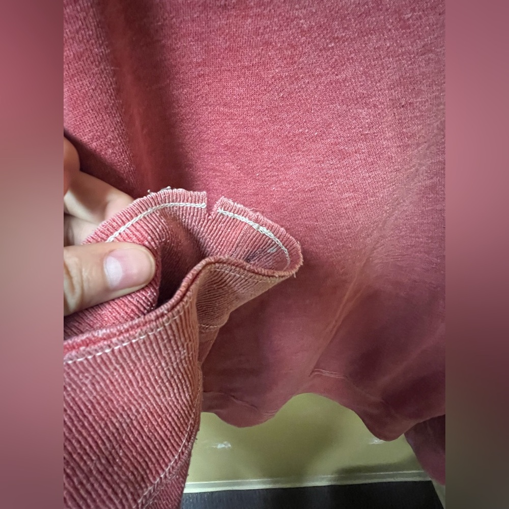 Abercrombie & Fitch Vintage Red Cooper Kiln Hoodie ASO Jessica Simpson - Picture 6 of 11